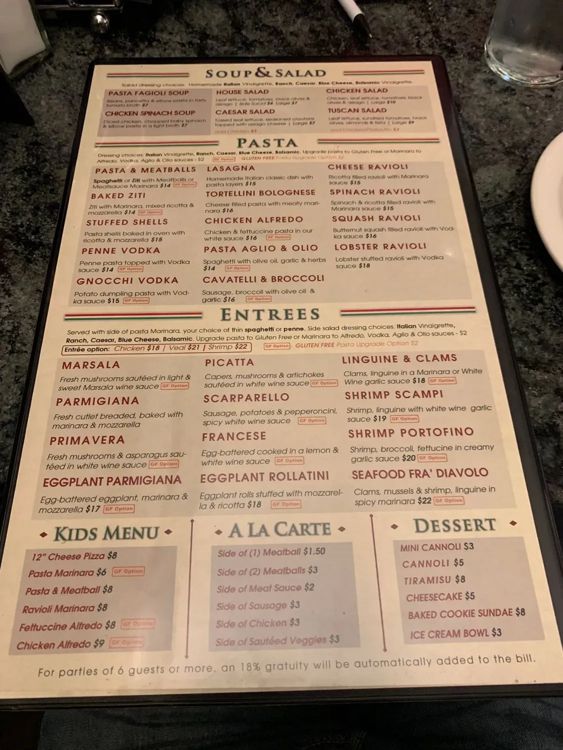 Menu 4