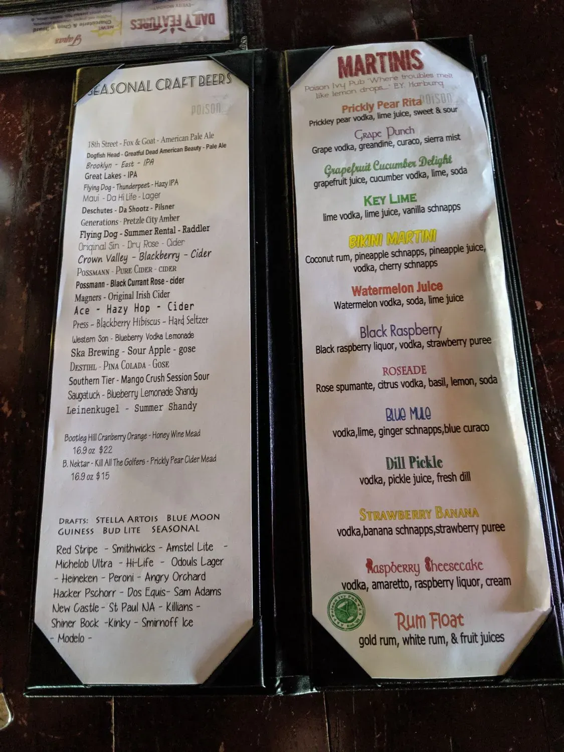 Menu 4