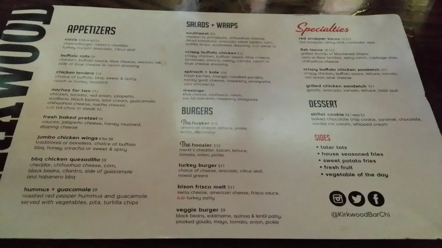 Menu 2