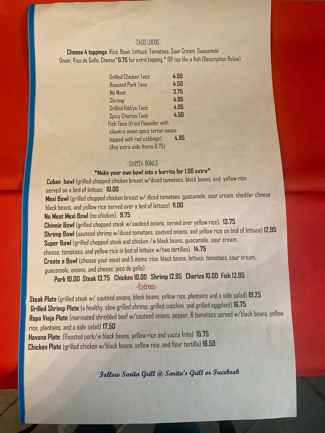 Menu 2