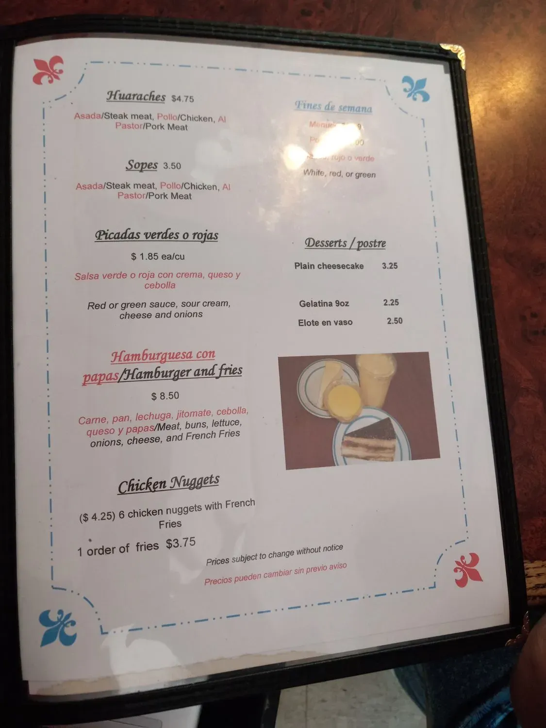 Menu 2