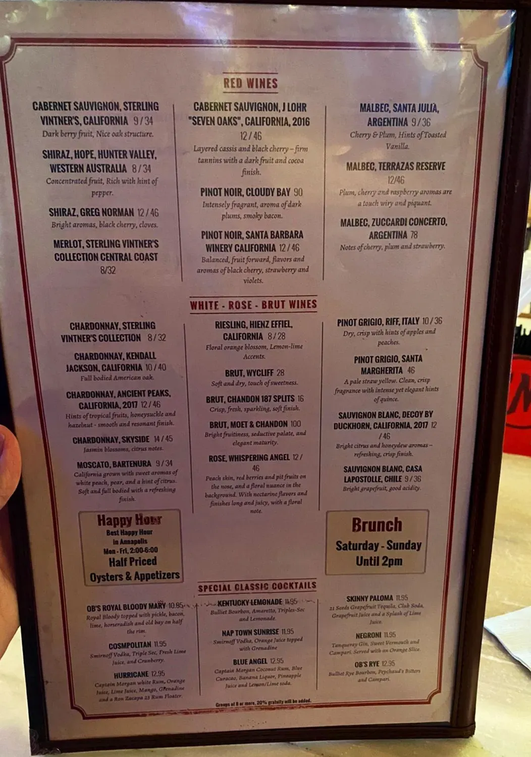 Menu 6