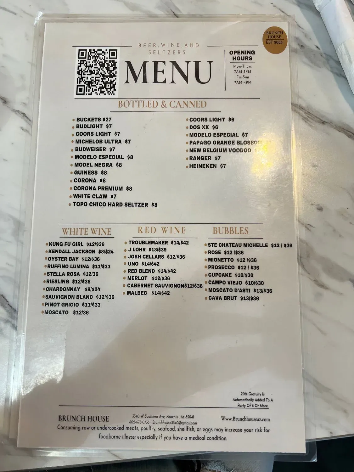 Menu 6