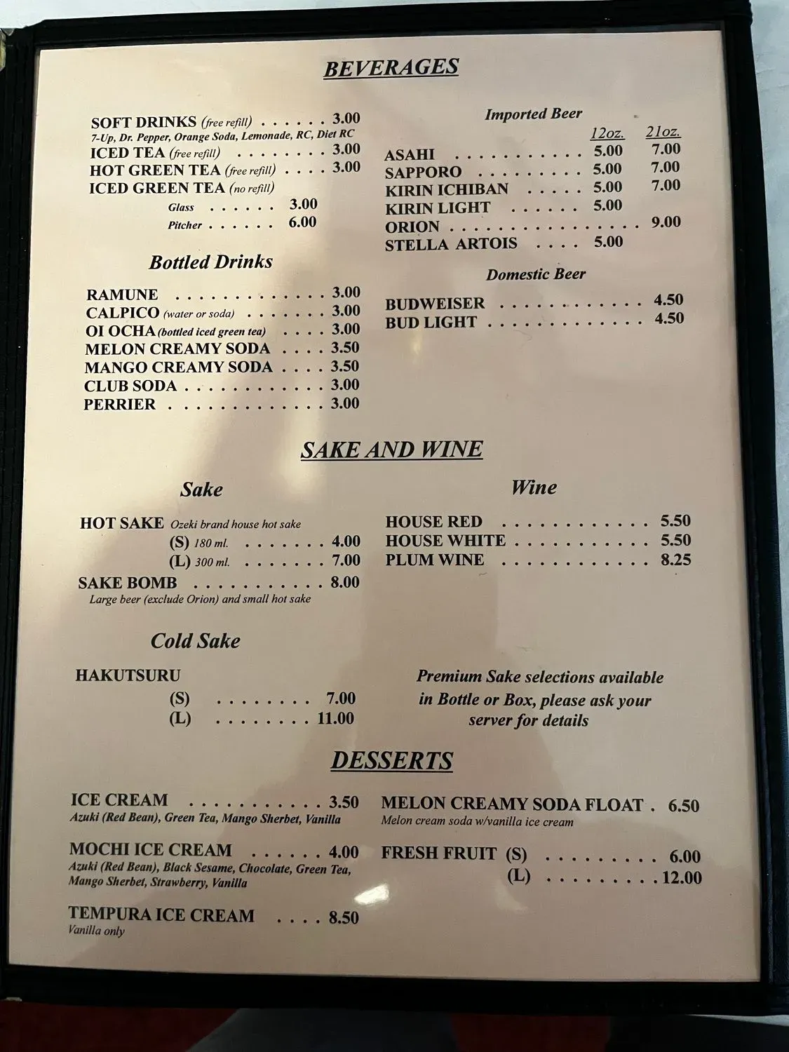 Menu 4