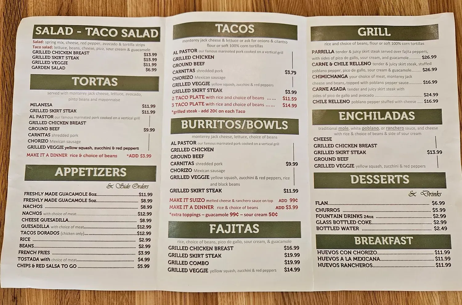 Menu 3