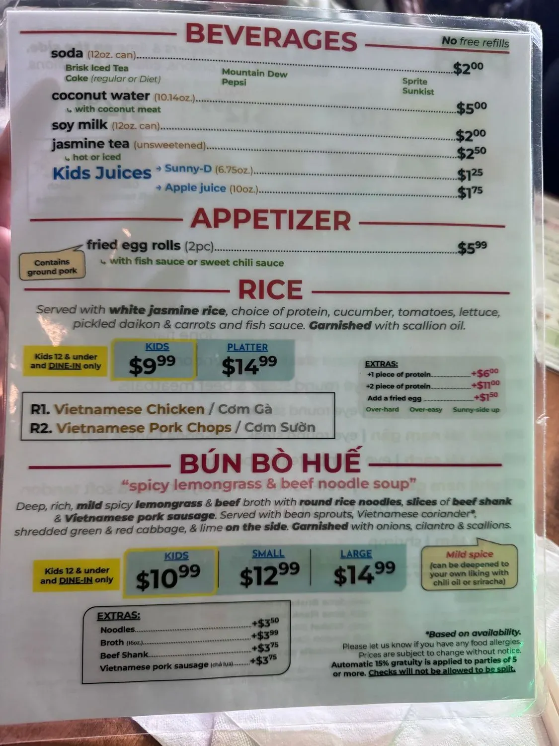 Menu 3