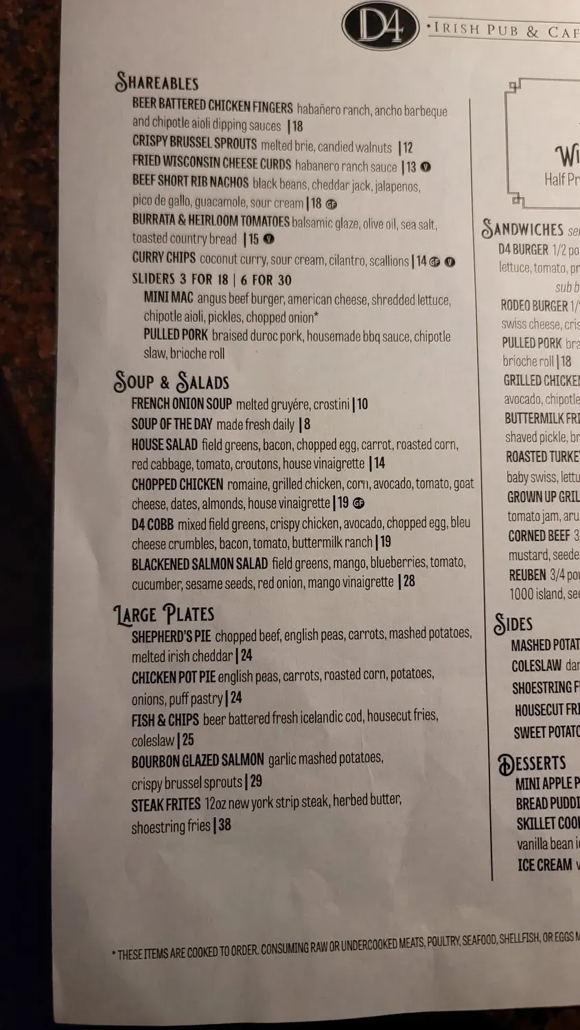 Menu 4