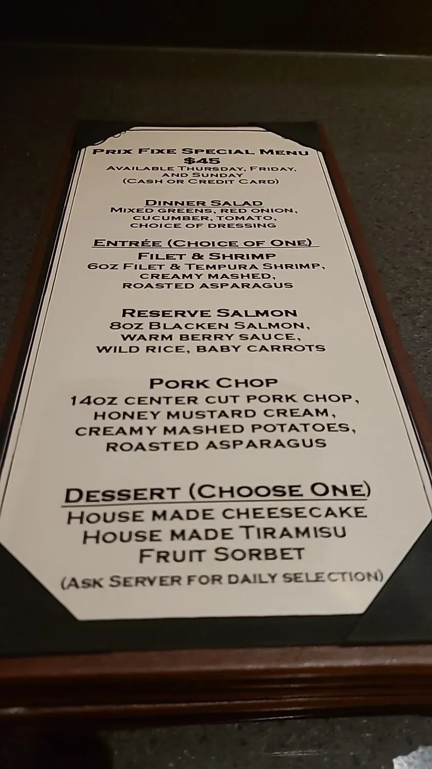 Menu 2