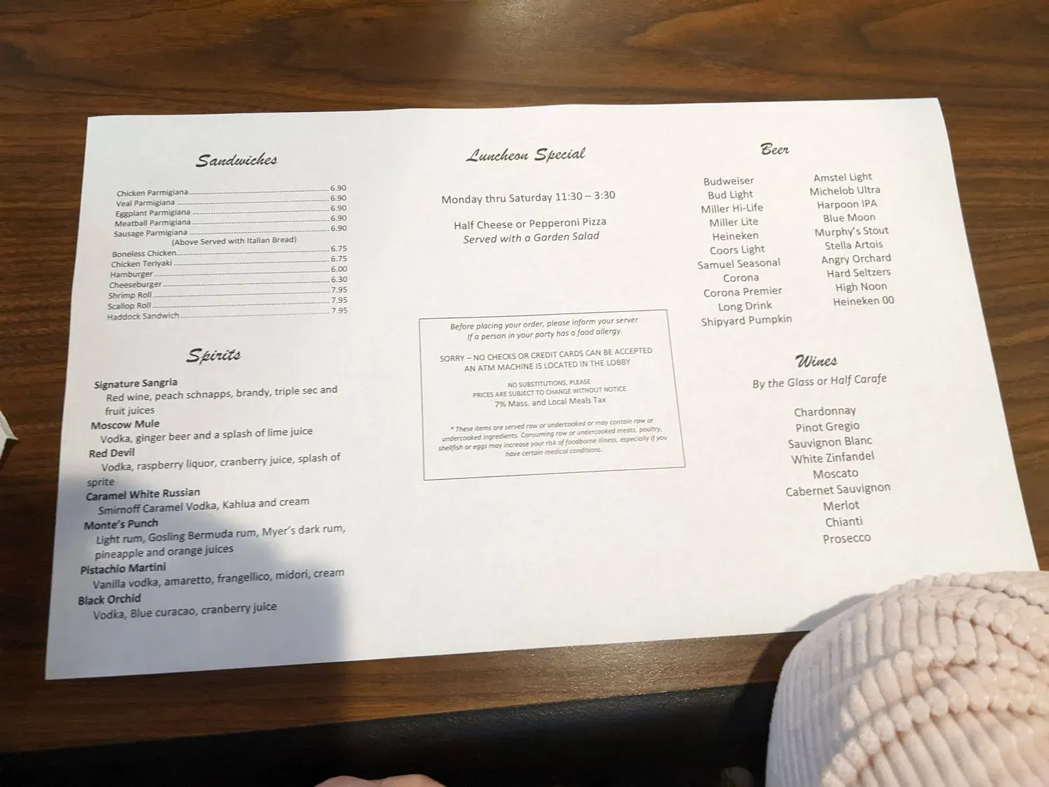 Menu 6