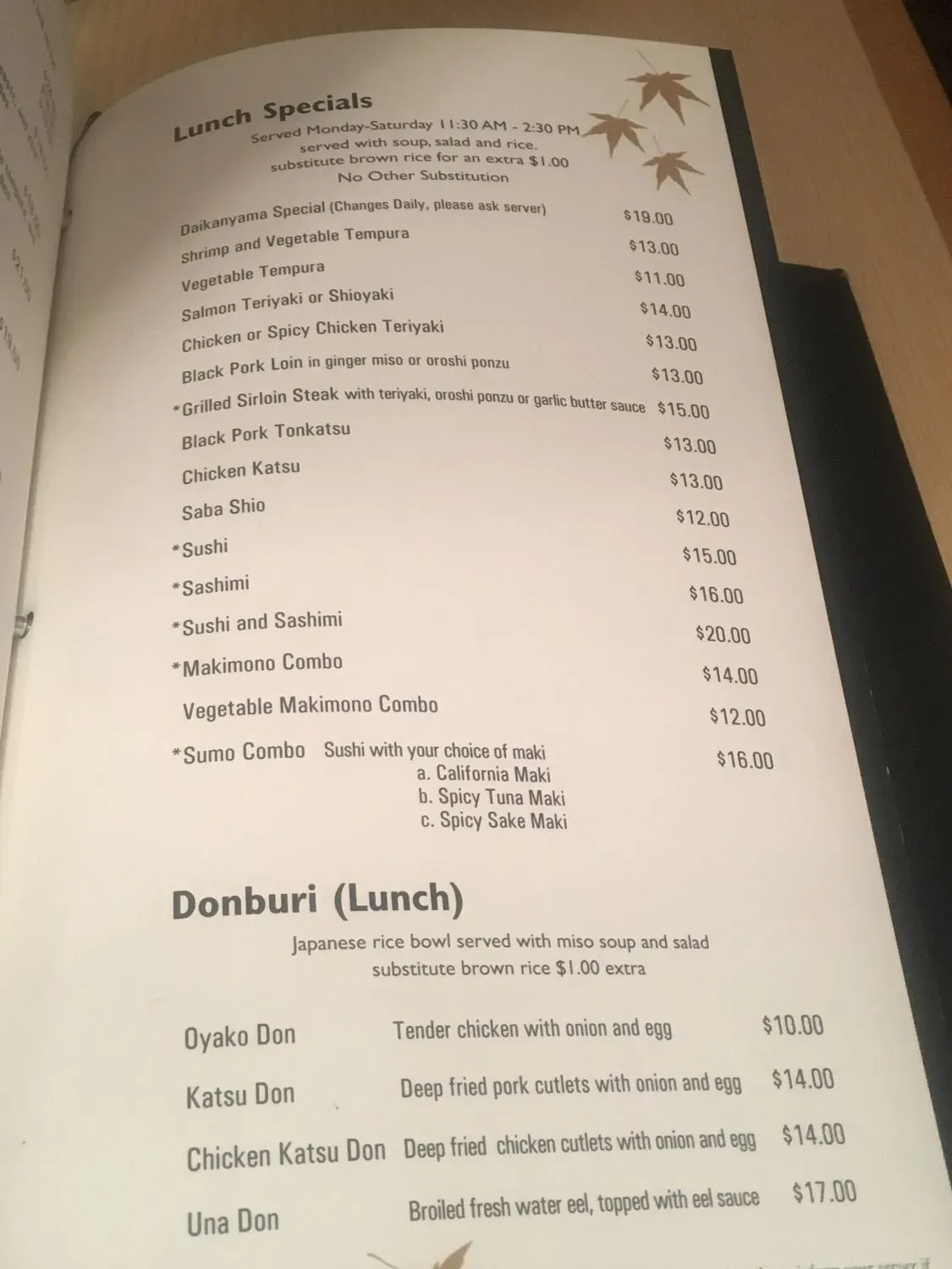 Menu 4