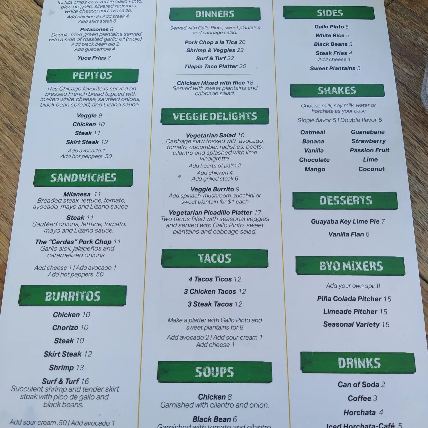 Menu 3