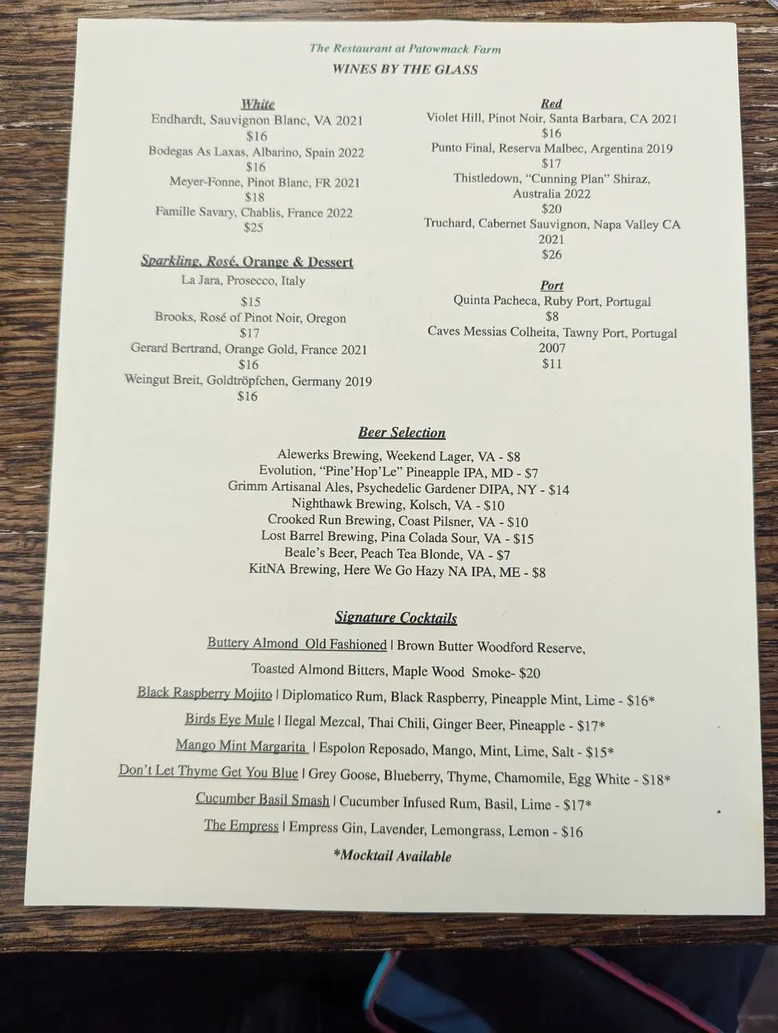 Menu 2