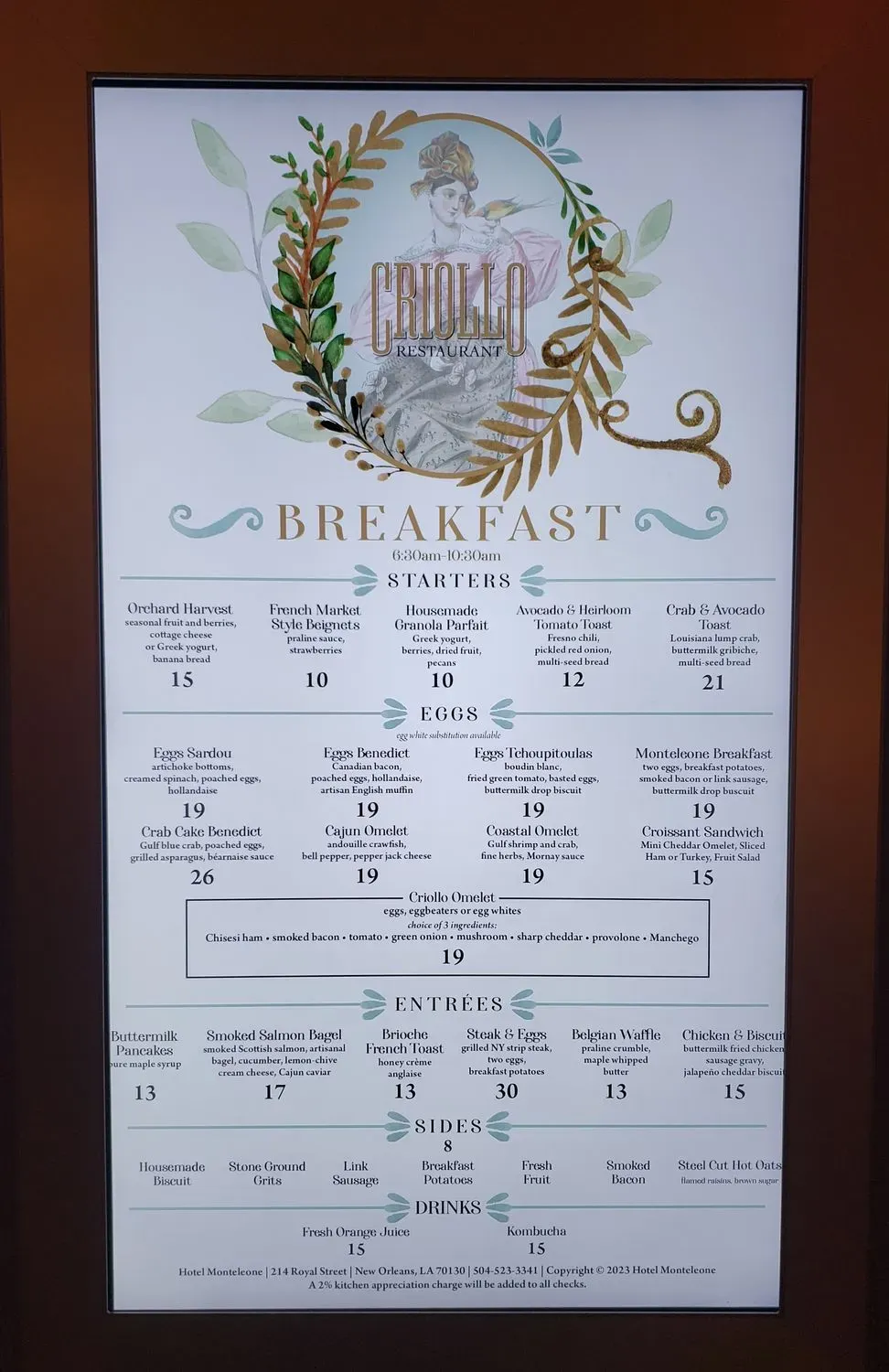 Menu 6