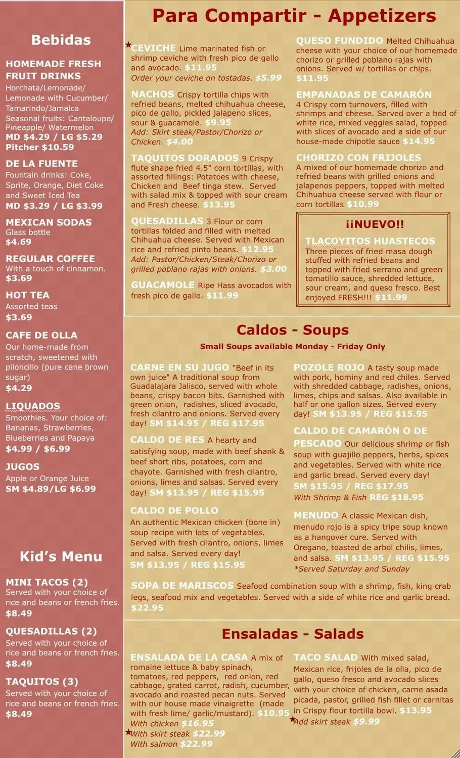 Menu 2