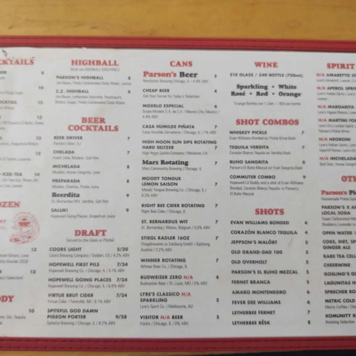 Menu 3