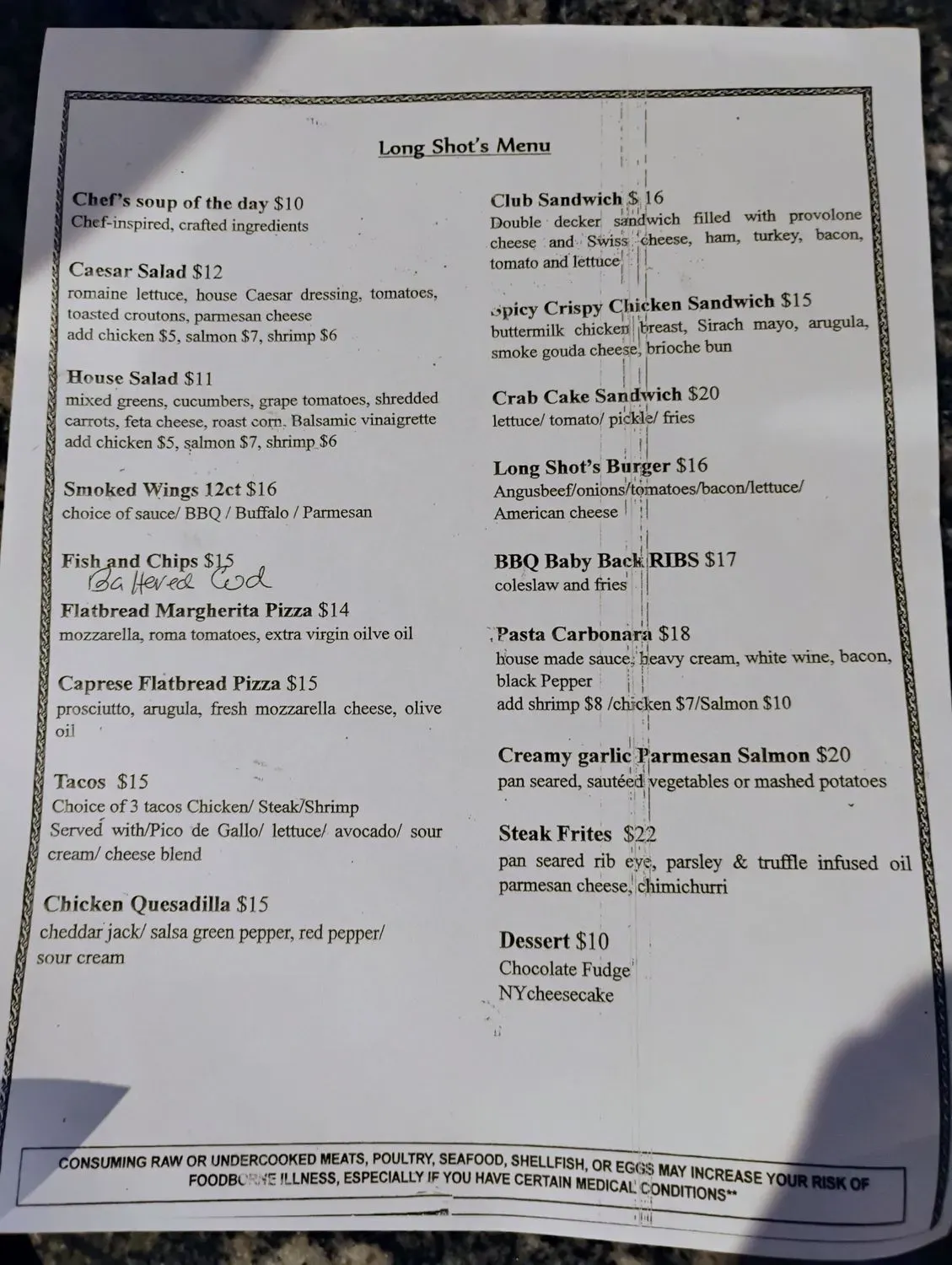 Menu 3