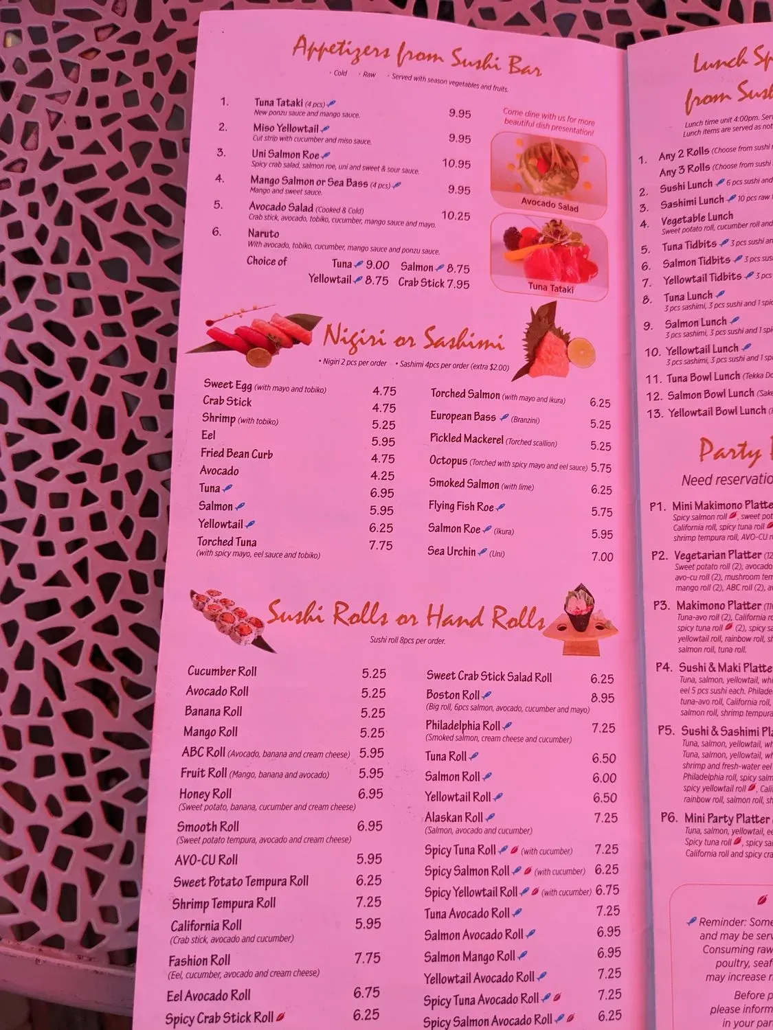 Menu 4