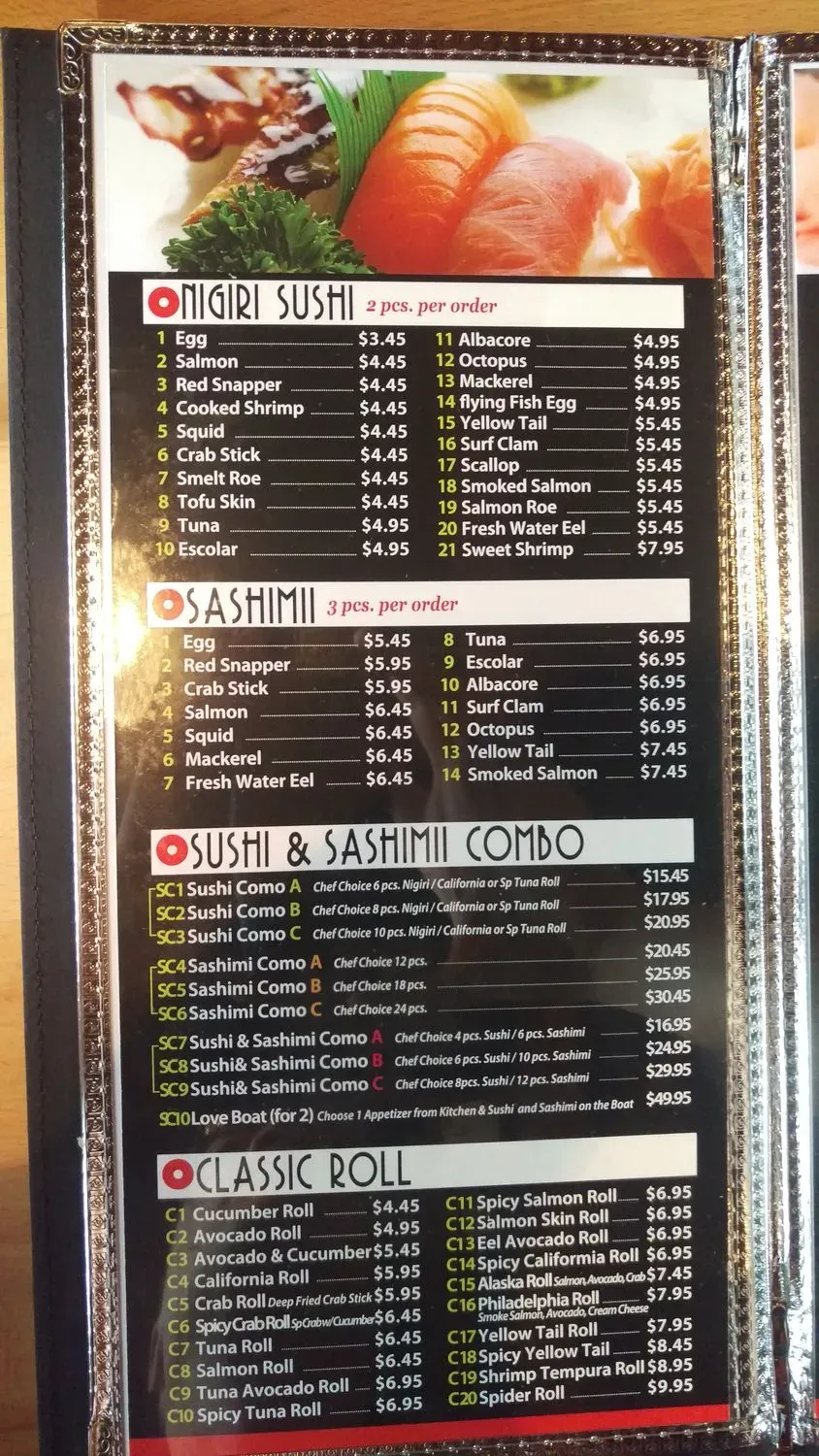 Menu 4