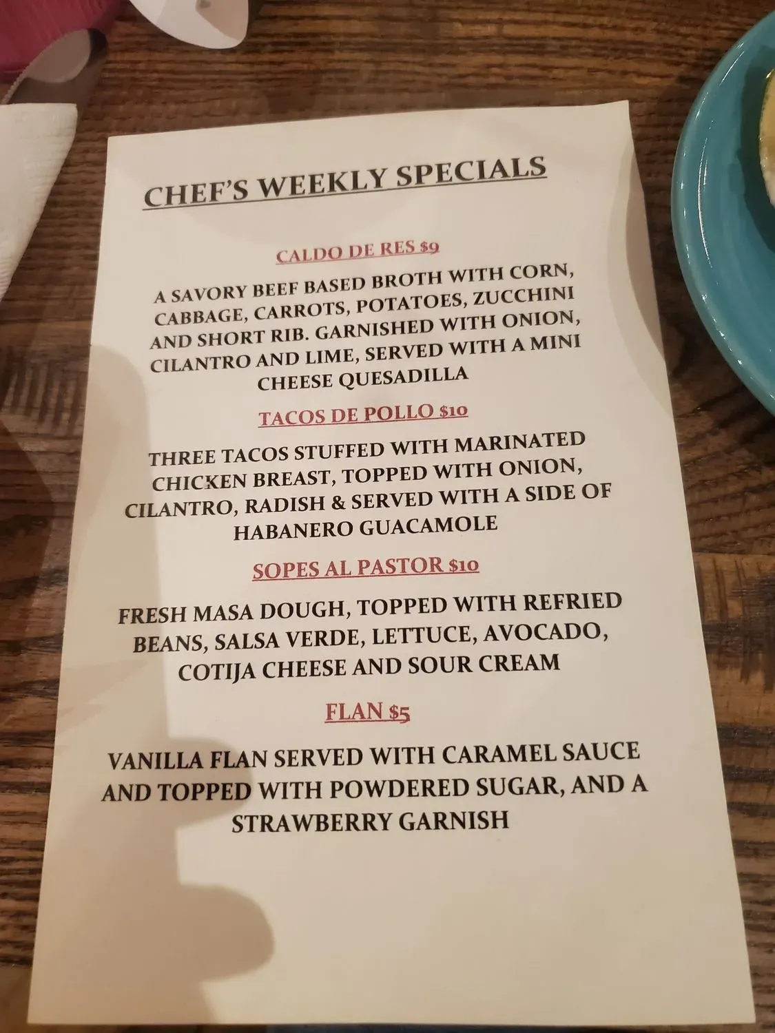 Menu 3