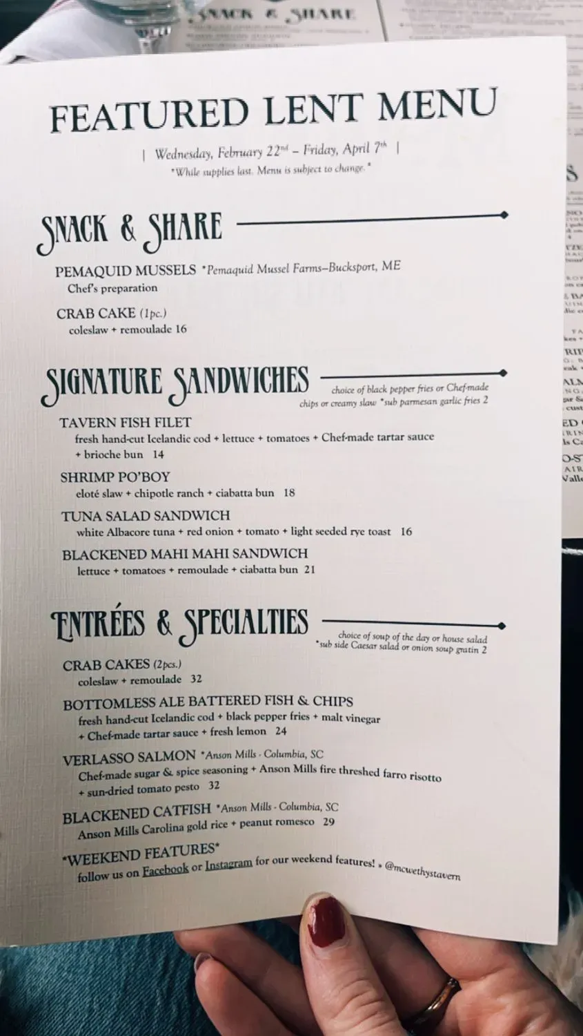 Menu 4