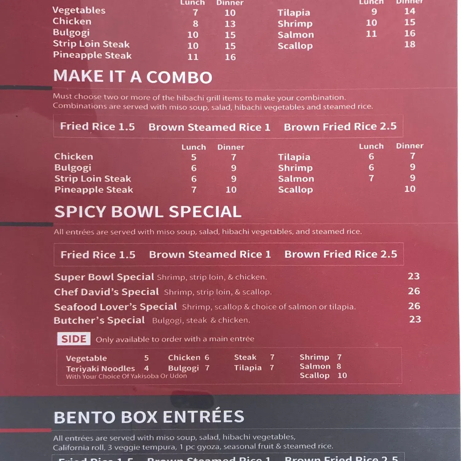 Menu 2