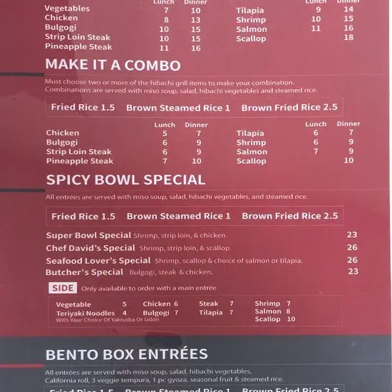 Menu 2