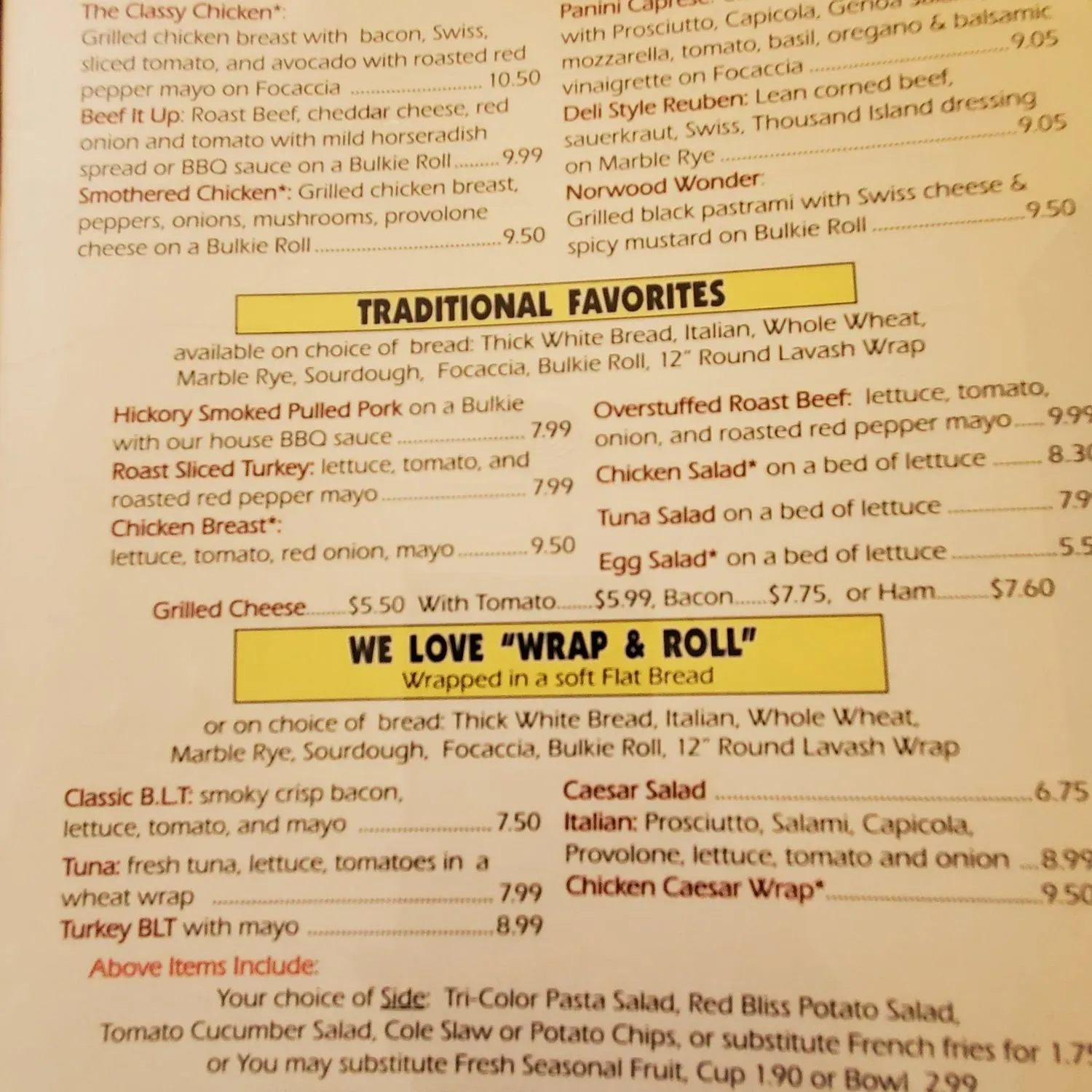 Menu 3