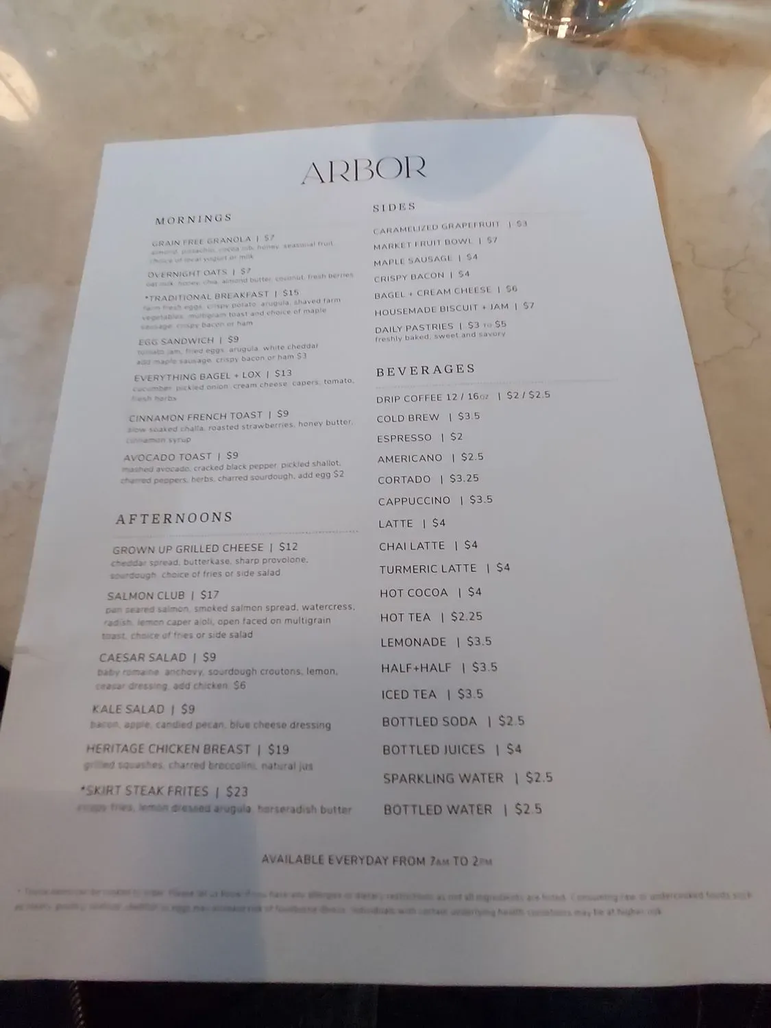 Menu 4