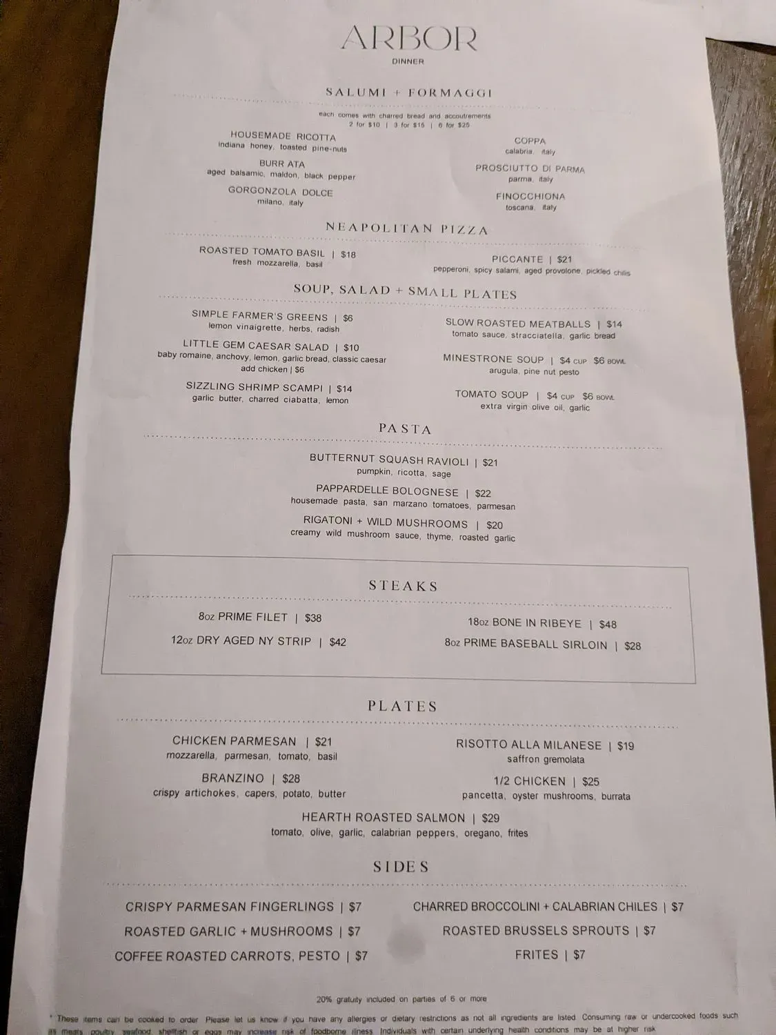 Menu 5