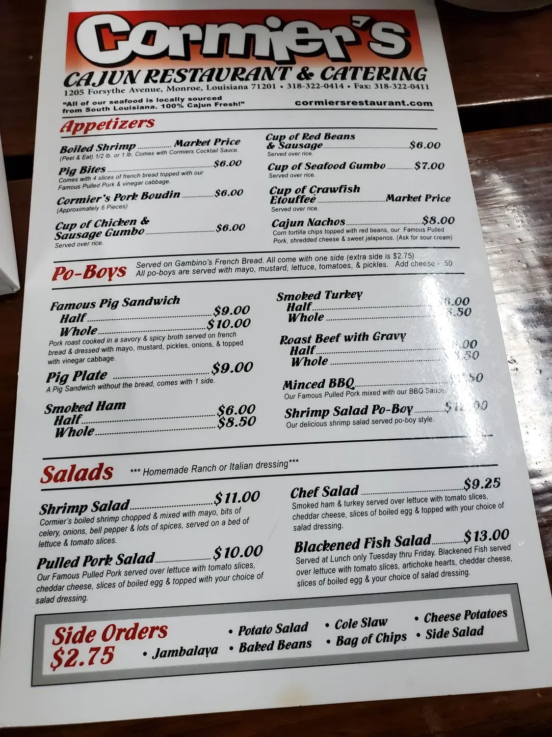 Menu 4