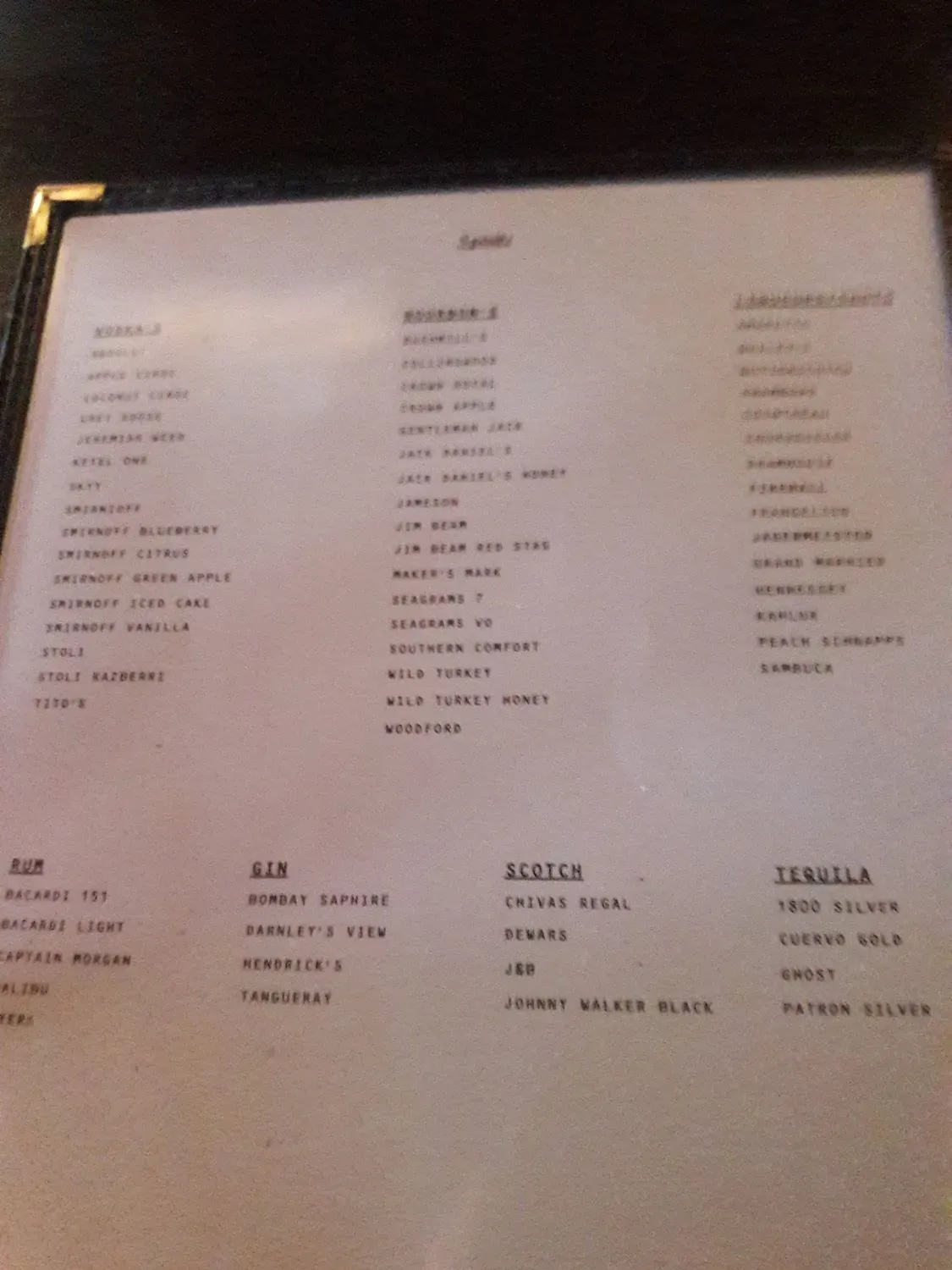 Menu 2