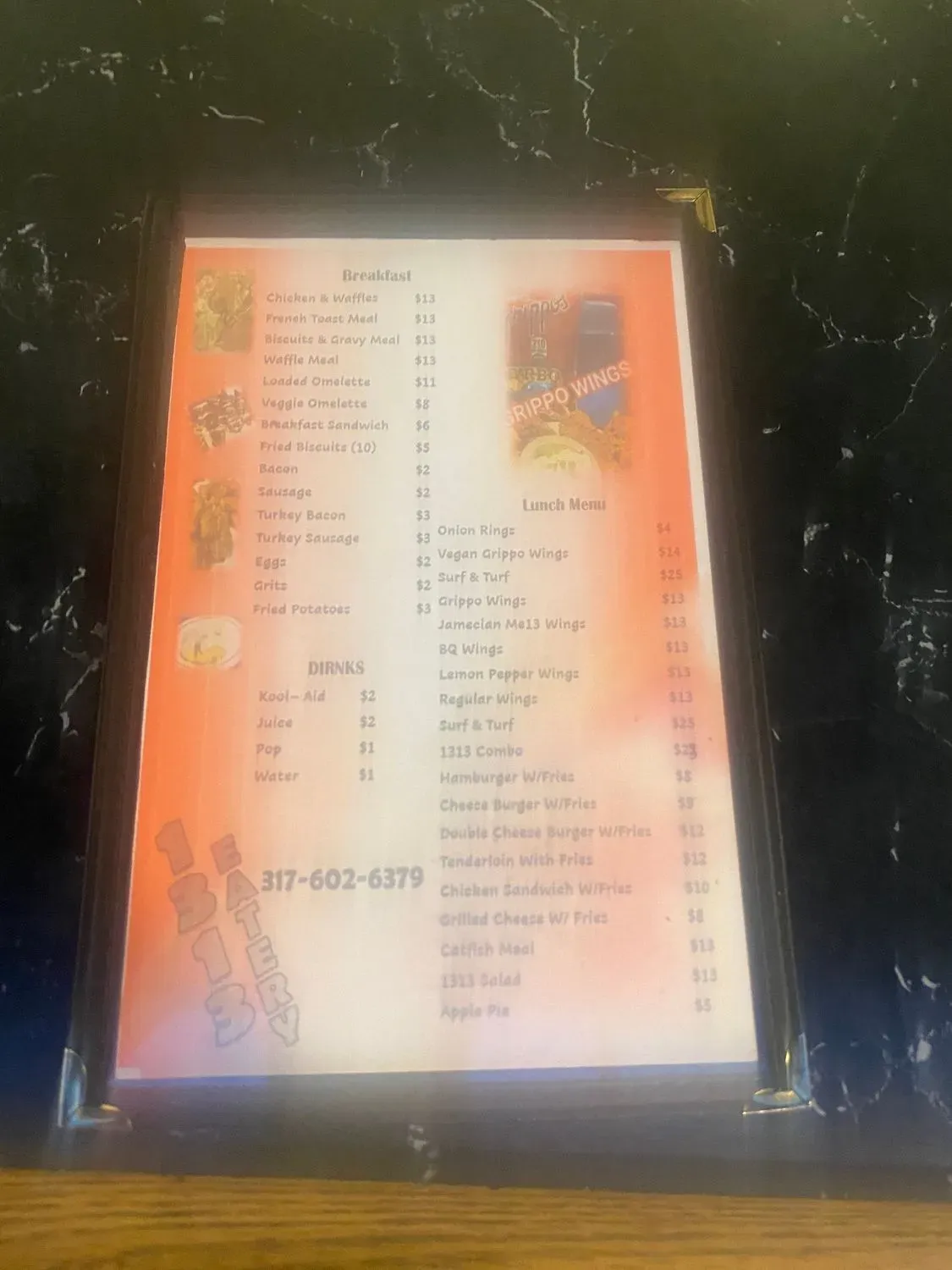 Menu 6