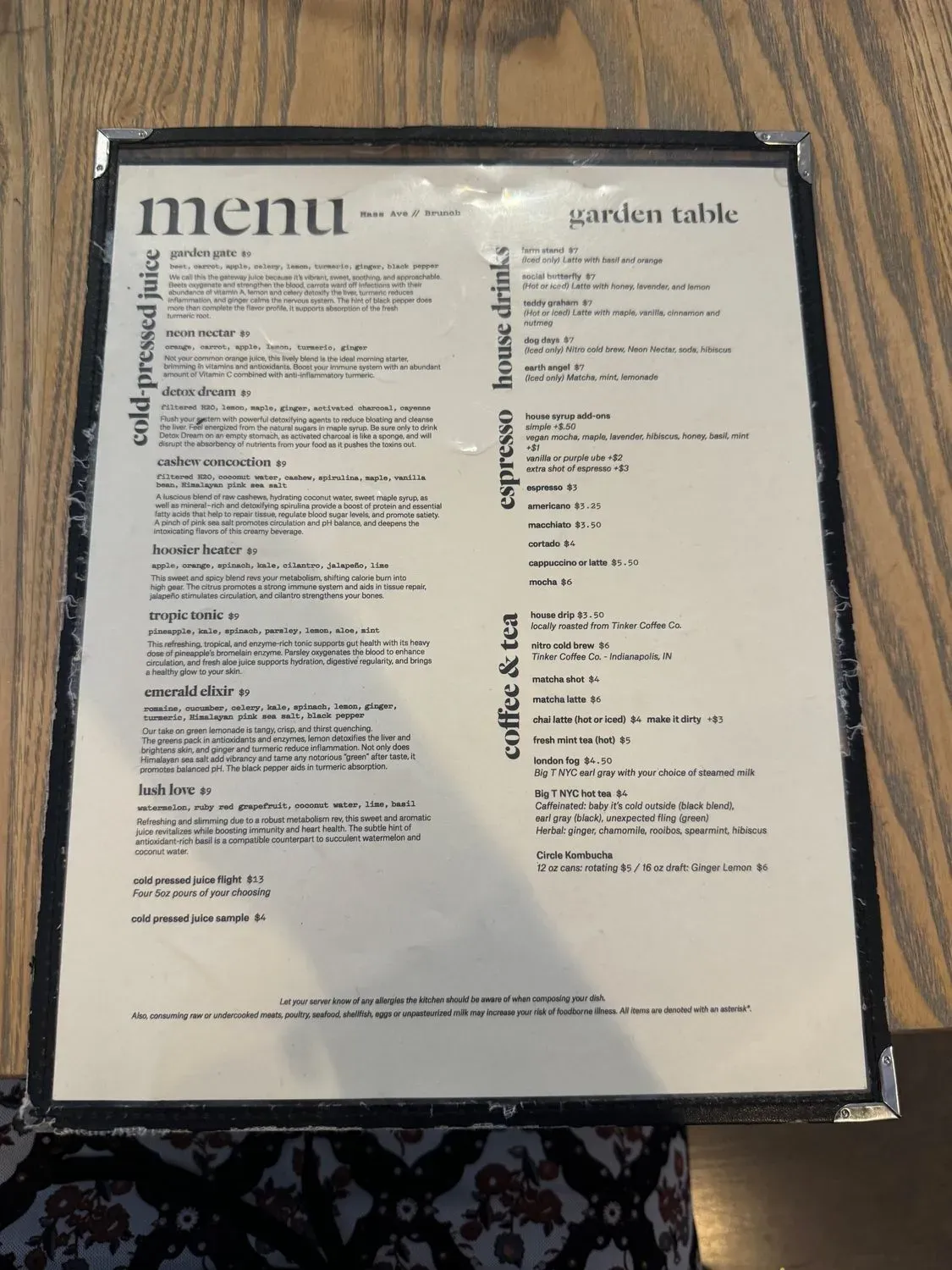 Menu 4