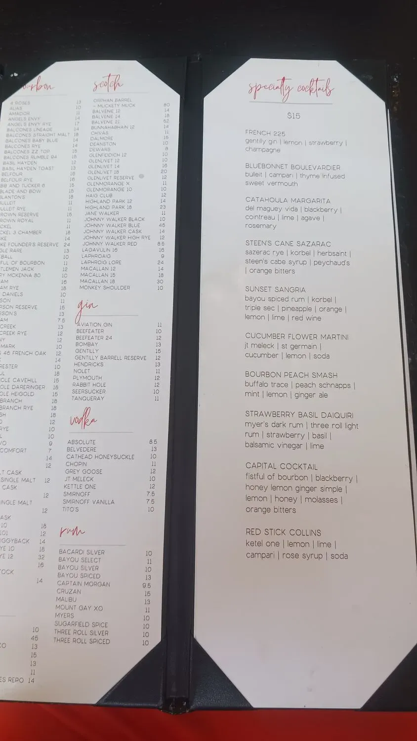 Menu 5