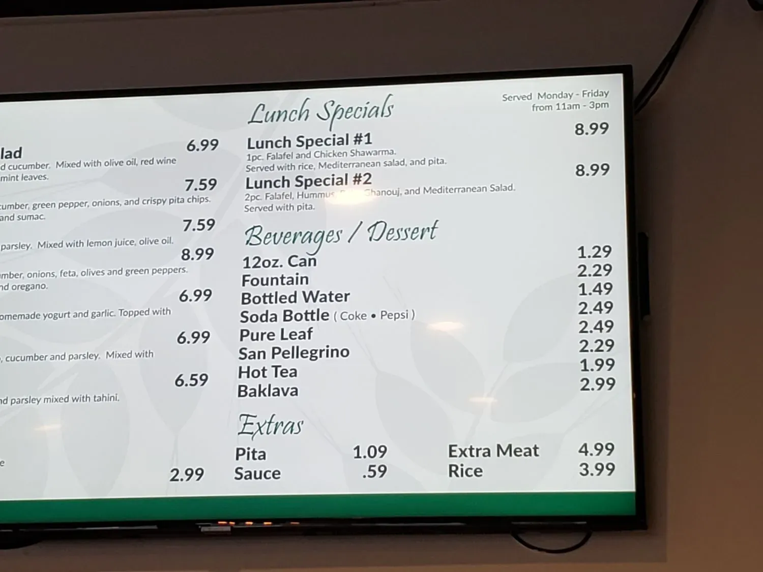 Menu 3