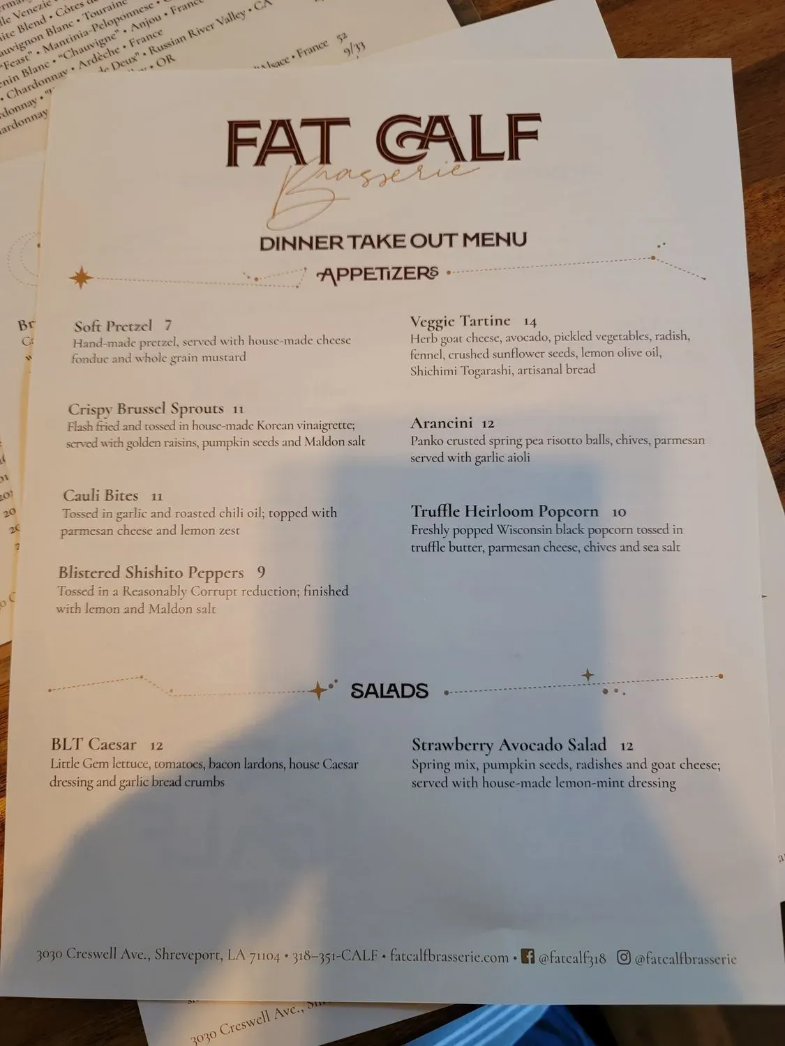 Menu 6