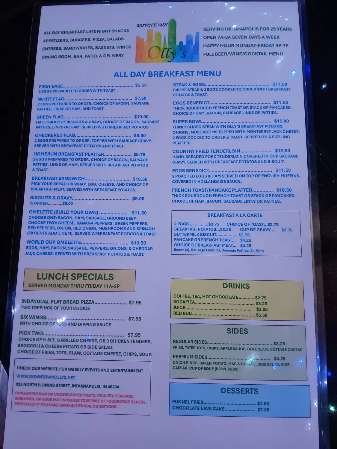 Menu 4