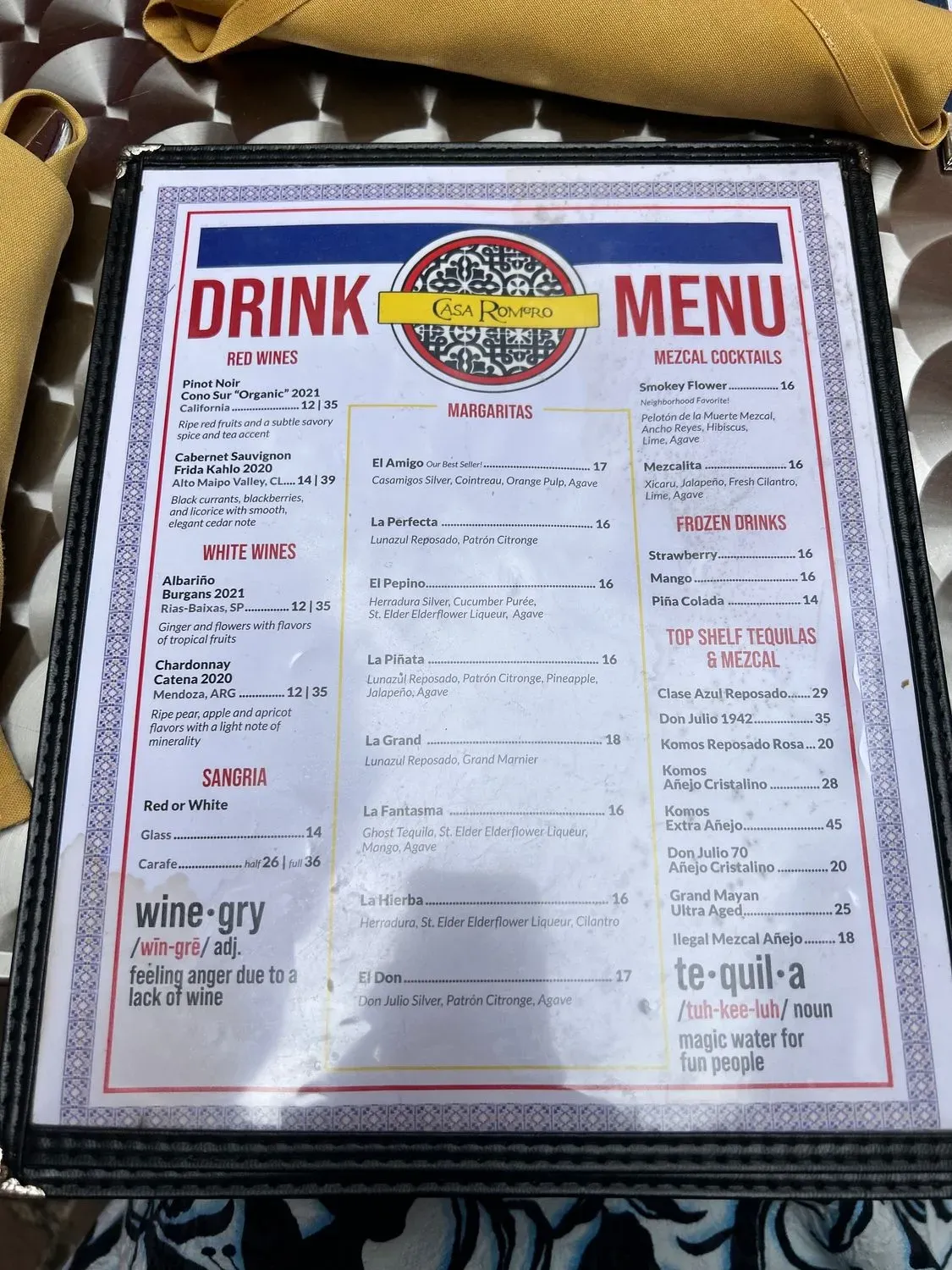 Menu 4