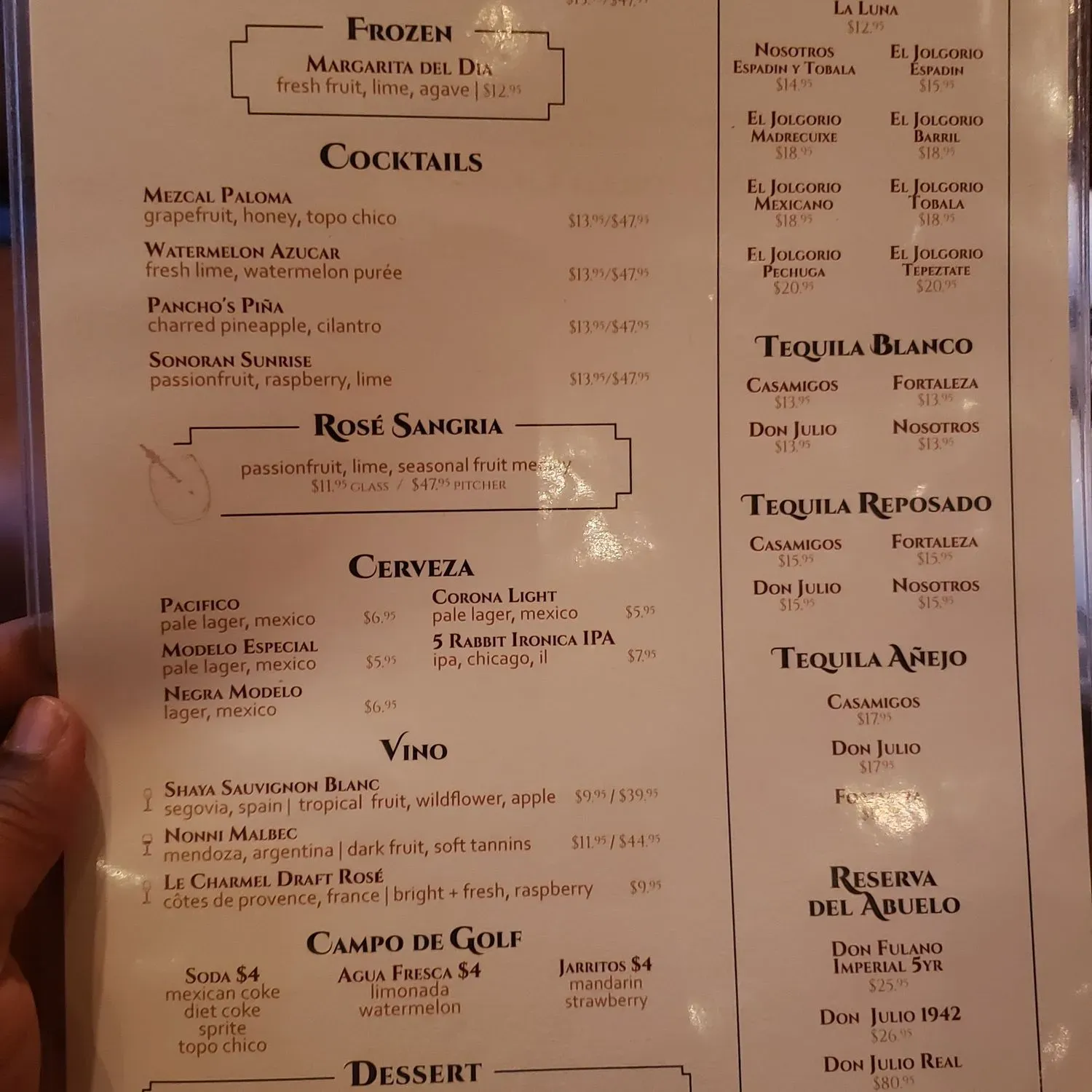 Menu 3