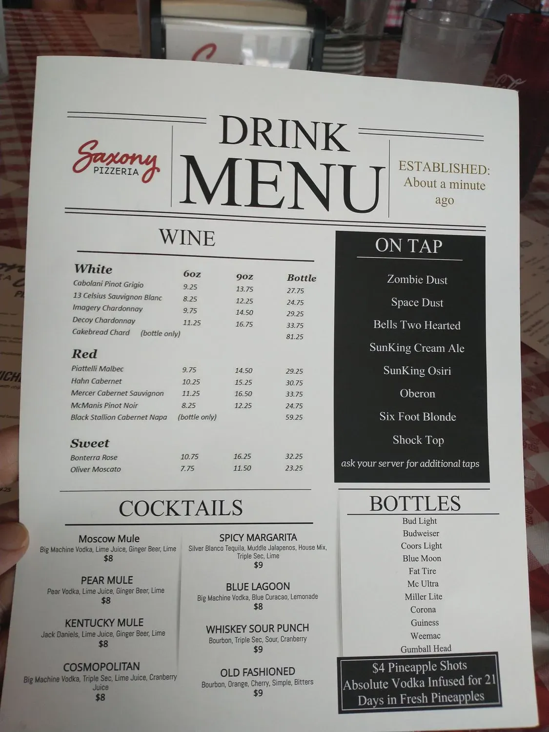 Menu 4