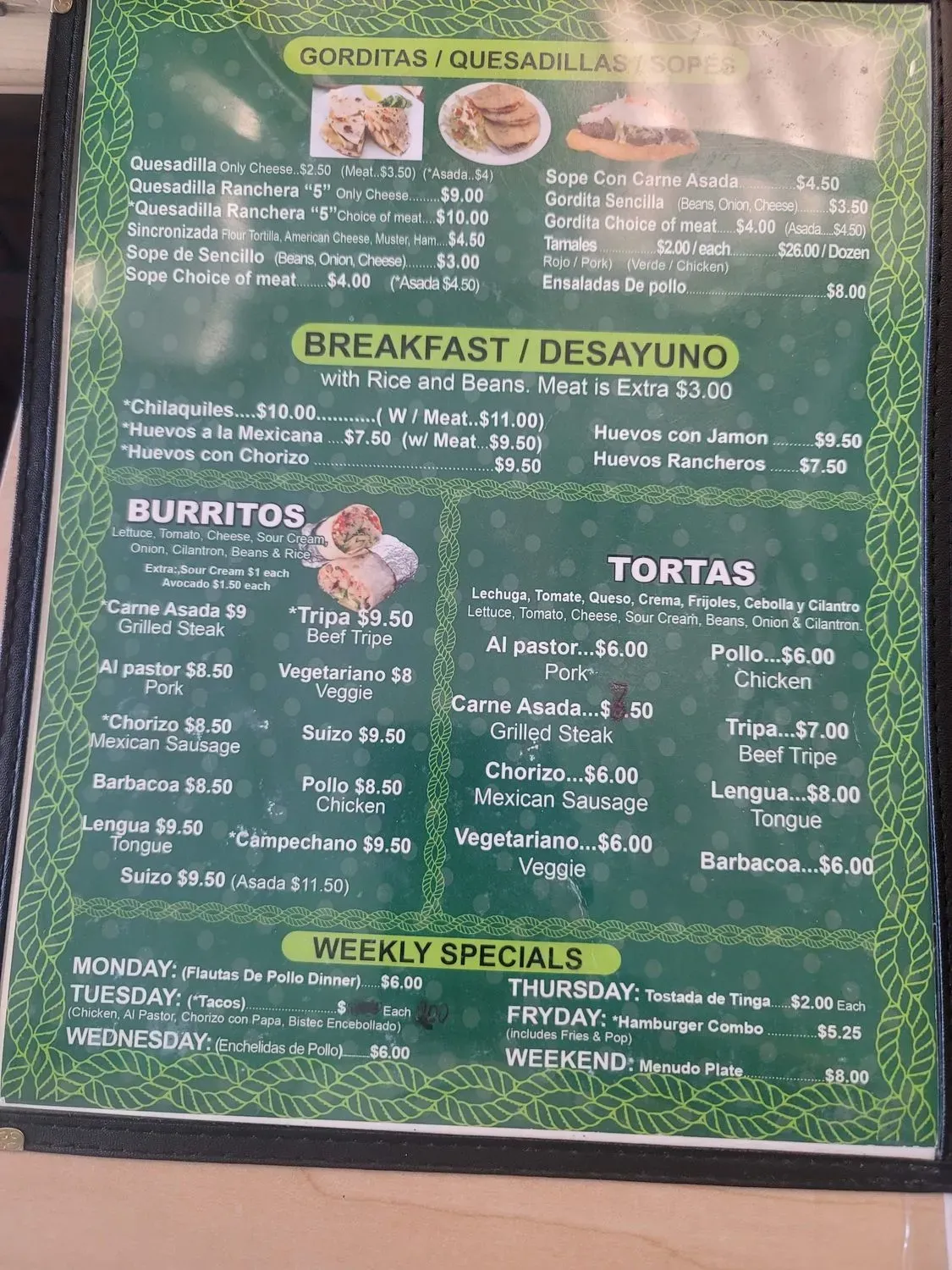 Menu 4