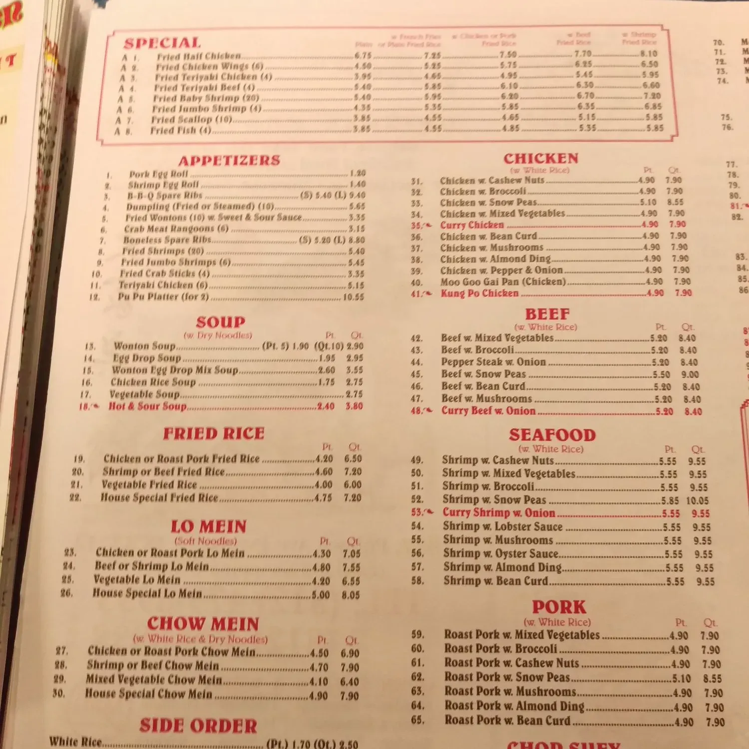 Menu 2