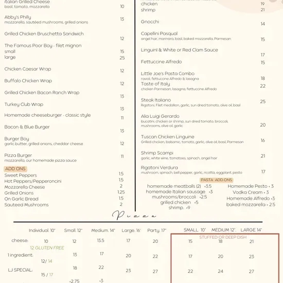 Menu 2