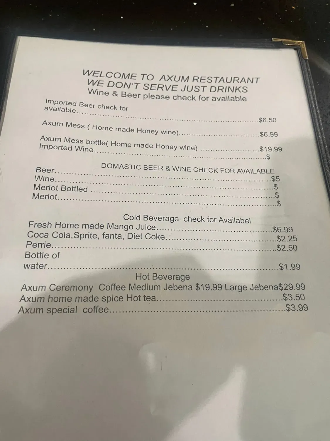 Menu 2