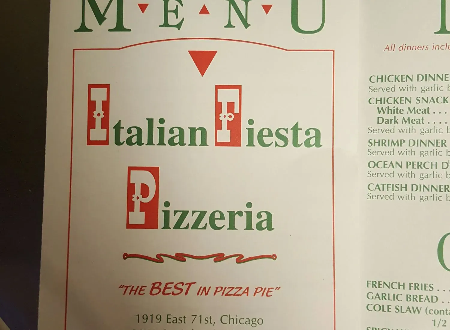 Menu 5