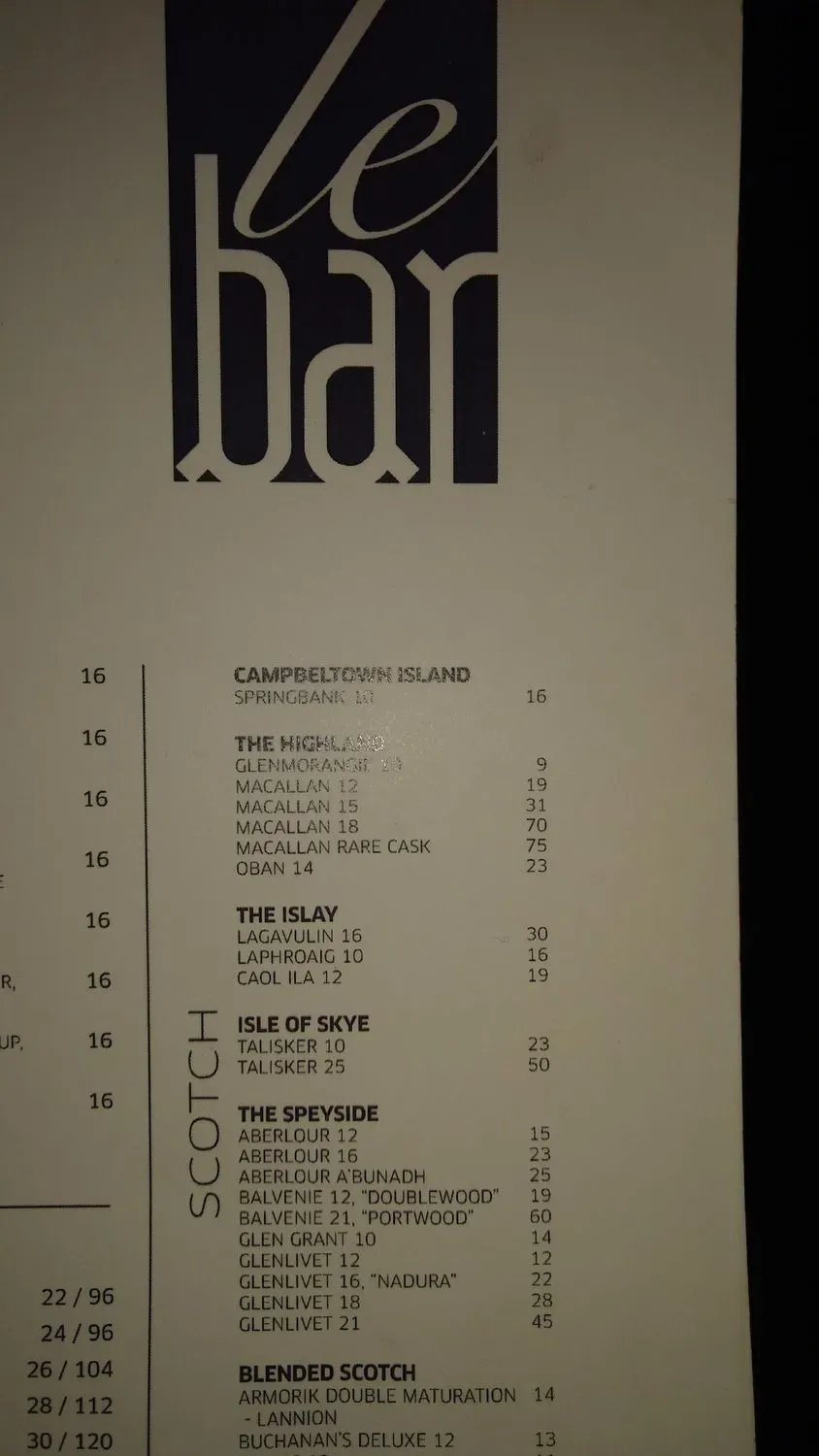 Menu 4