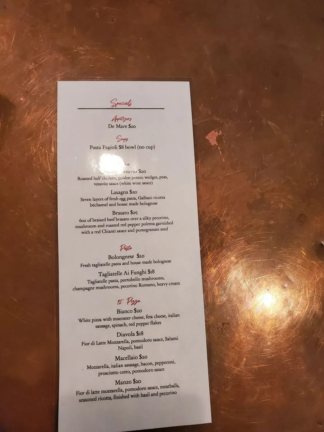 Menu 5