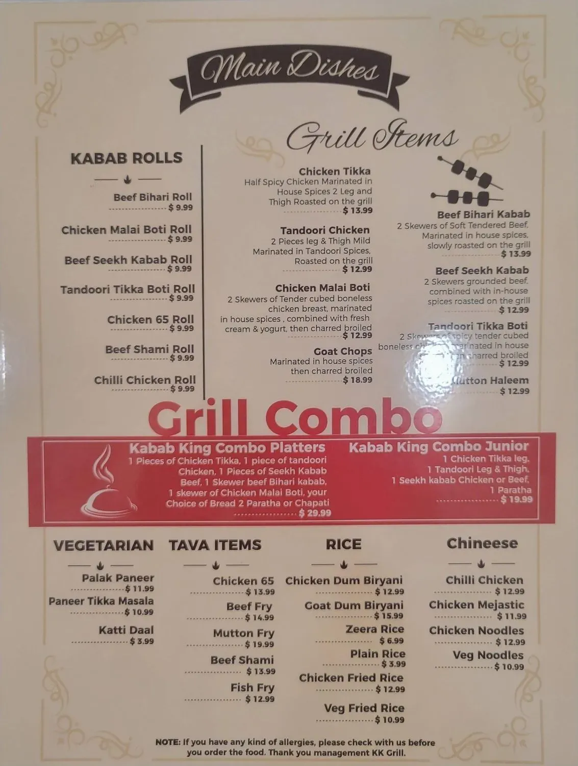 Menu 5