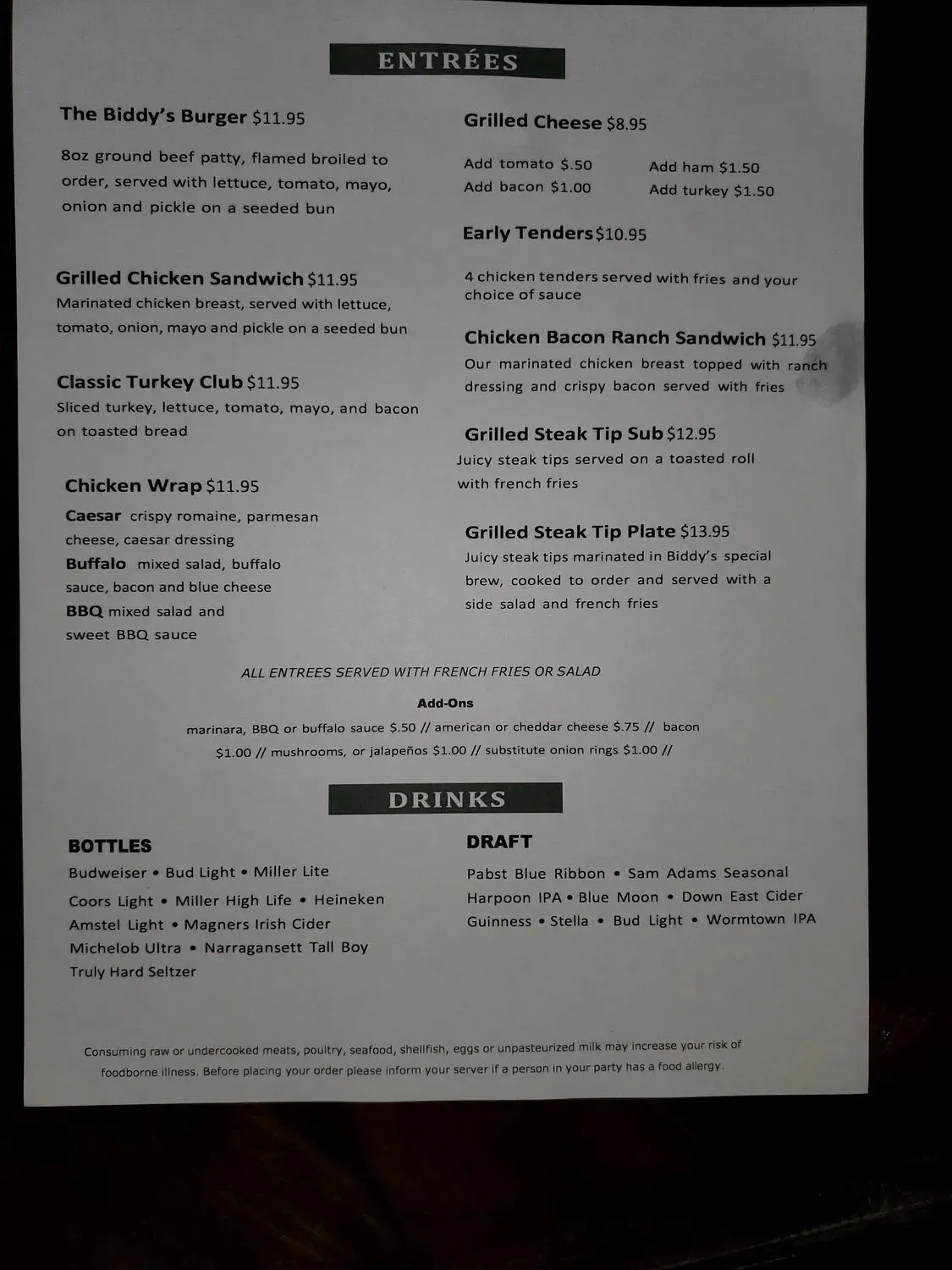 Menu 4