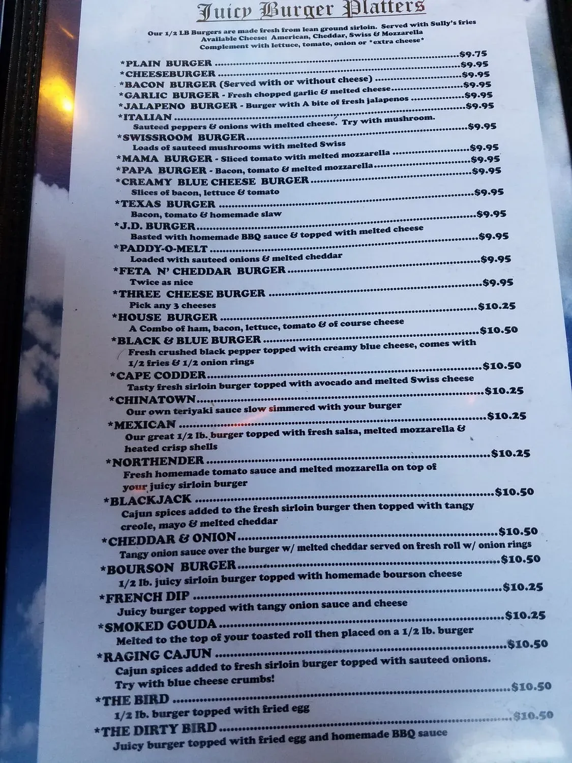 Menu 6